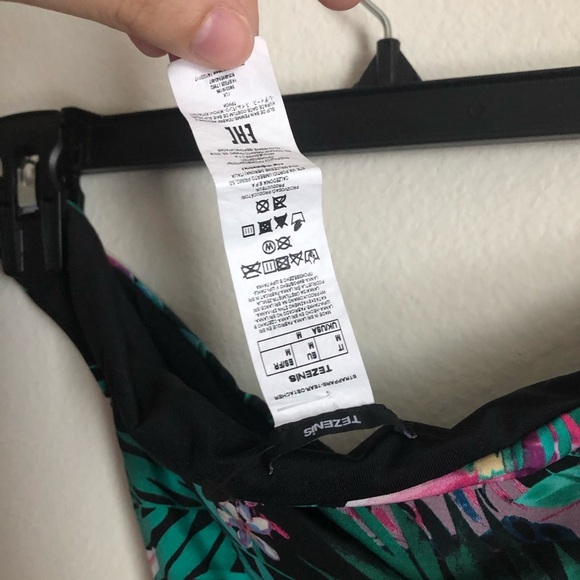 Tezenis Floral Tie Side Cheeky Bikini Bottoms med - Picture 5 of 5